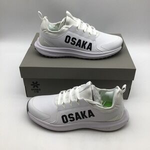 Osaka Furo White Field Hockey Lacrosse Turf Shoes Cleats Womens Size 10 NEW
